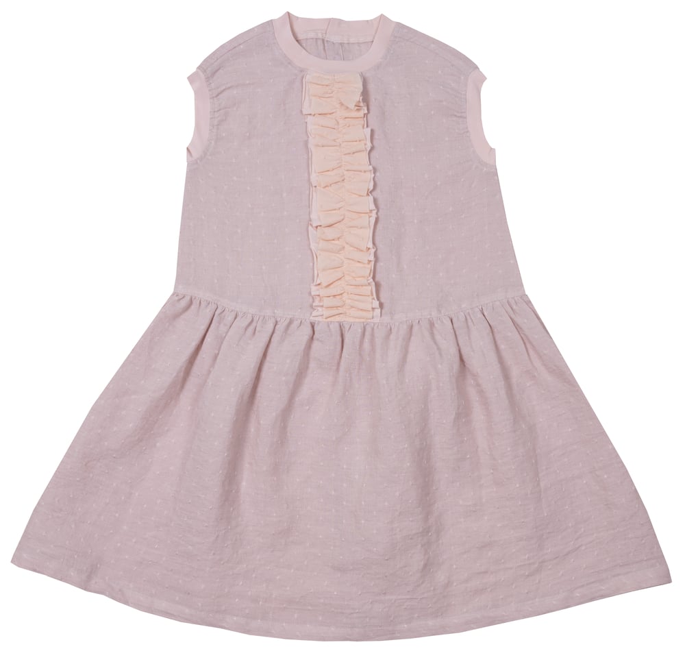 Image of linen DRESS SARA rose