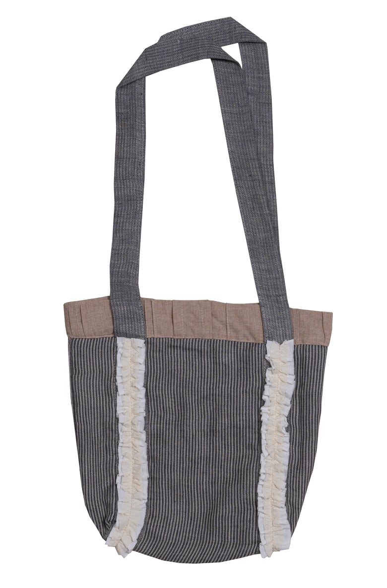 Image of linen BAG JENNA striped