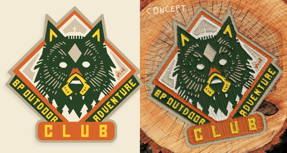 BP Outdoor Adventure Club patch - preorder