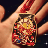 ★ KURAPIKA HXH WOOD KEYCHAIN ★