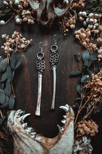 Image 4 of Deer rib earrings 