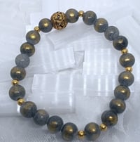 Image 2 of Silver Jade Bracelet