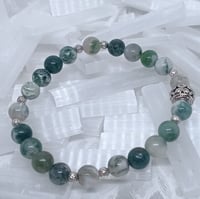 Image 1 of Moss Agate Bracelet