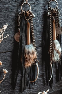 Image 5 of Rabbit fur earrings