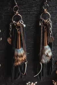 Image 6 of Rabbit fur earrings