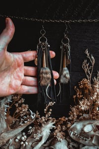 Image 7 of Rabbit fur earrings