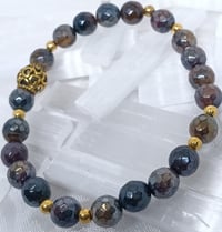 Image 1 of Faceted Tiger's Eye Bracelet