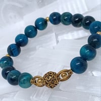 Image 1 of Light Blue Tiger's Eye Bracelet 