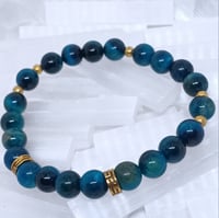 Image 1 of Light Blue Tiger's Eye Bracelet v.2