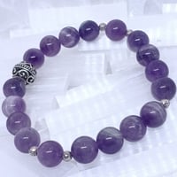 Image 2 of Amethyst Bracelet w/ Silver