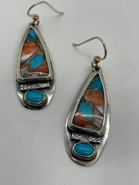 Sterling Mohave turquoise and sleeping beauty turquoise