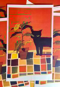 Image of Miss Meep Risograph Print