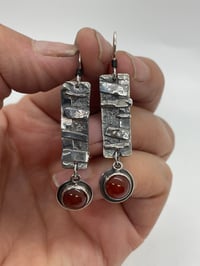Image 2 of Fused silver with carnelia