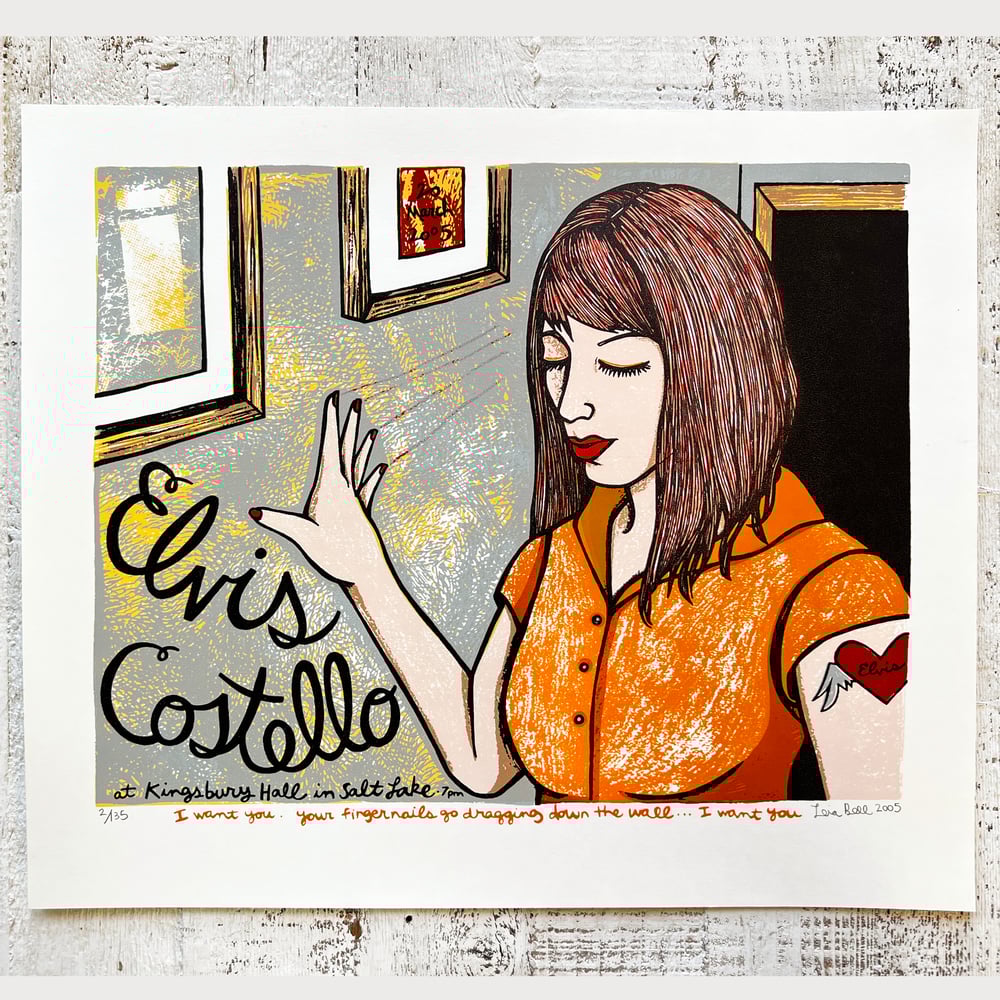 Image of ELVIS COSTELLO POSTER