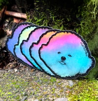 Image 1 of Holographic Pup Stickers