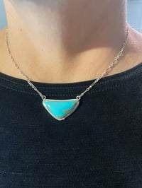 Image 2 of Turquoise sterling and 14kt gold balls