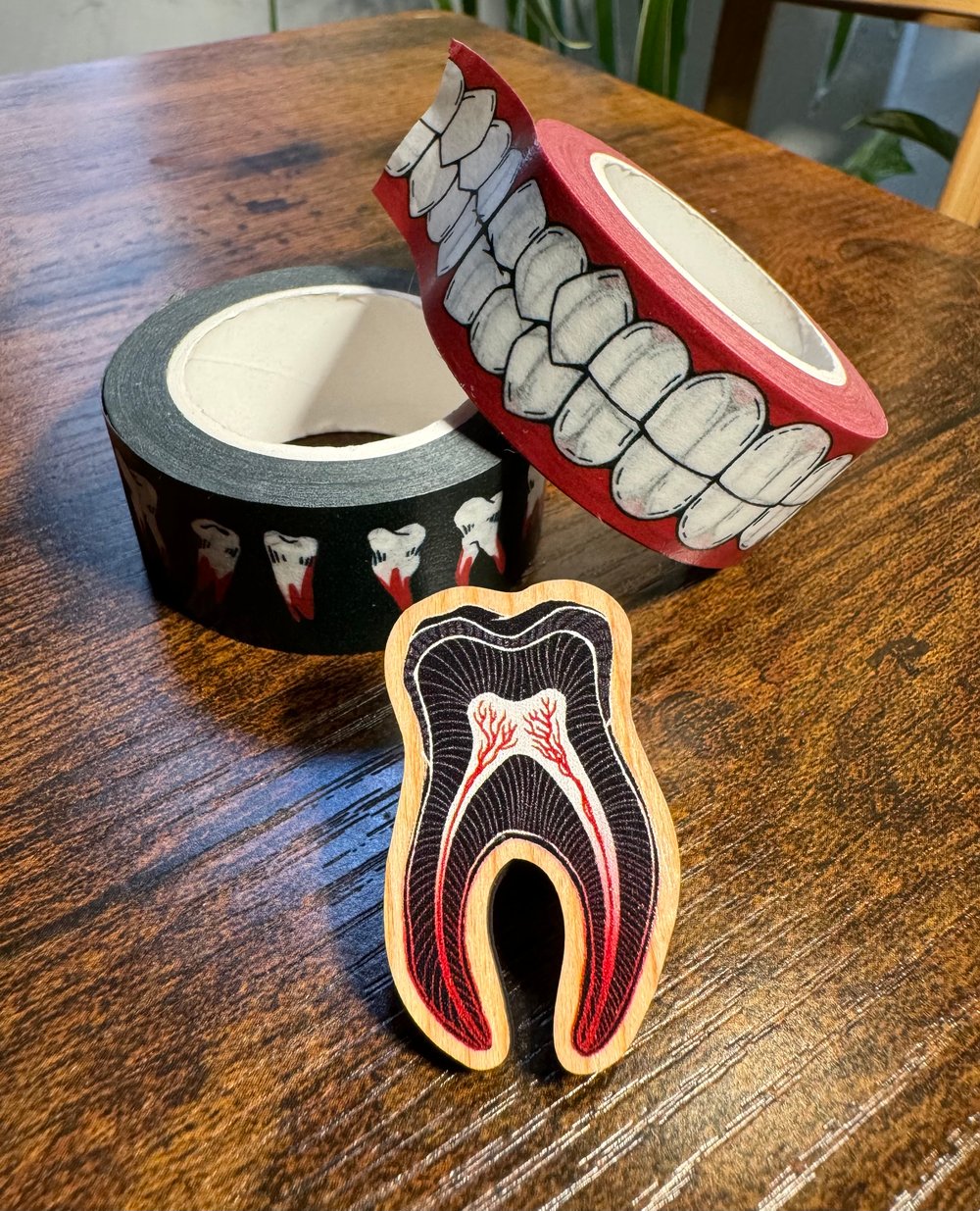 Teeth Tape + Pins!