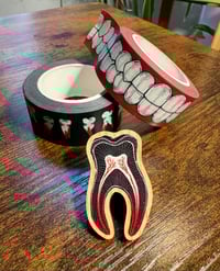 Image 3 of Teeth Tape + Pins!