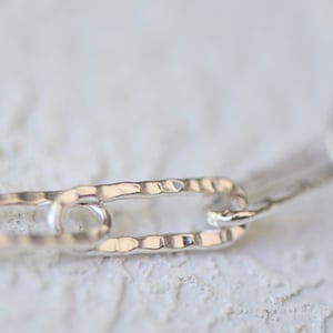 Image of Silver Hammered Bracelet