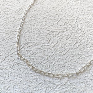Image of Silver Mini Paperclip Necklace