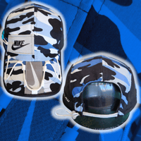 Image 1 of BLUE CAMO Nike 4 Panel hat 