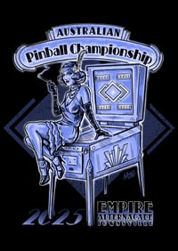 Image 4 of ACS Black Tee (Front Print)