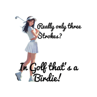 Birdie sticker 