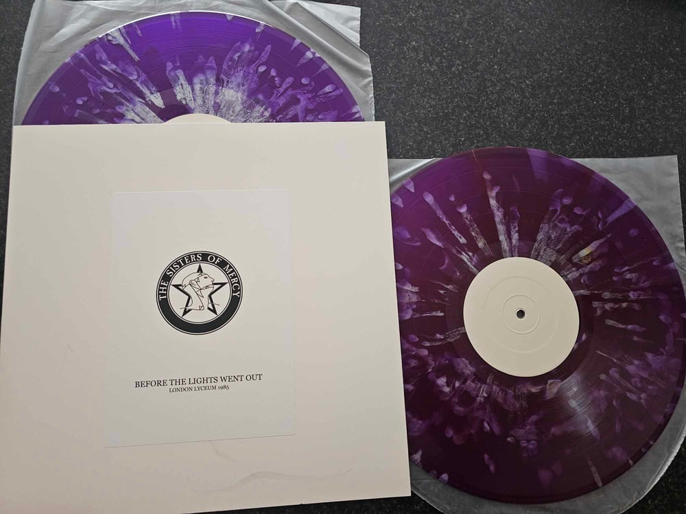 Image of THE SISTERS OF MERCY BEFORE THE LIGHTS WENT OUT RARE 2LP PROMO
