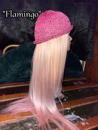 Image 1 of "Flamingo" Fitted Skullcap
