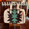 AZTEC WEEKENDER BAG - CREAM/BLACK/GREEN