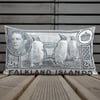 Stamp - George-vi-stamp - Penguins - Premium Cushion / Pillow