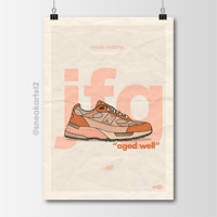 Image 1 of Sneaker Poster New Balance 992 x Joe Freshgoods “Aged Well”