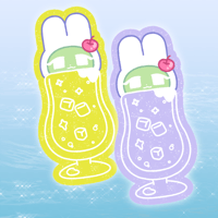 Image 1 of sputnik soda glitter hair clips