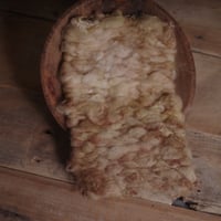 fluffy warm beige woven 
