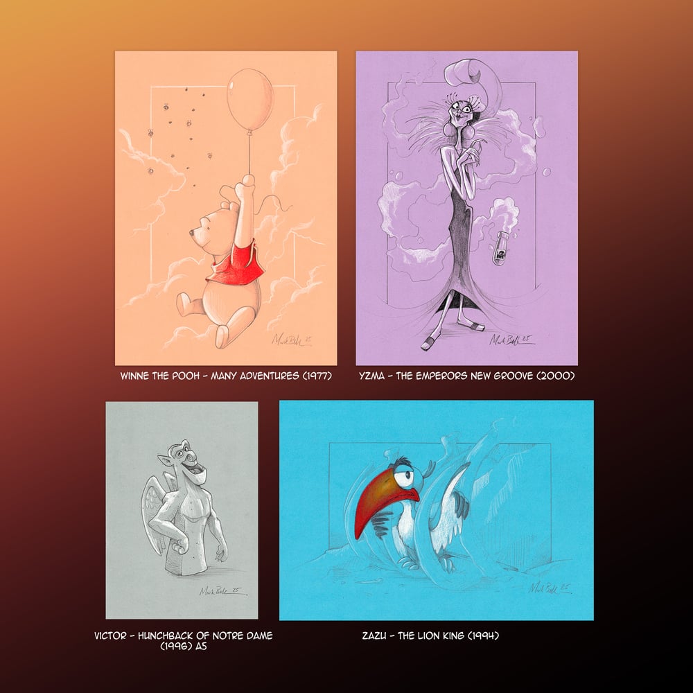 A-Z of Disney Hand Drawn Art 