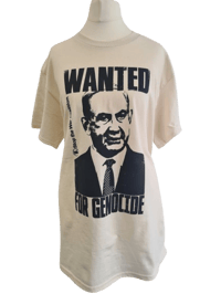 Image of Netanyahu Wanted T-shirt - Natural