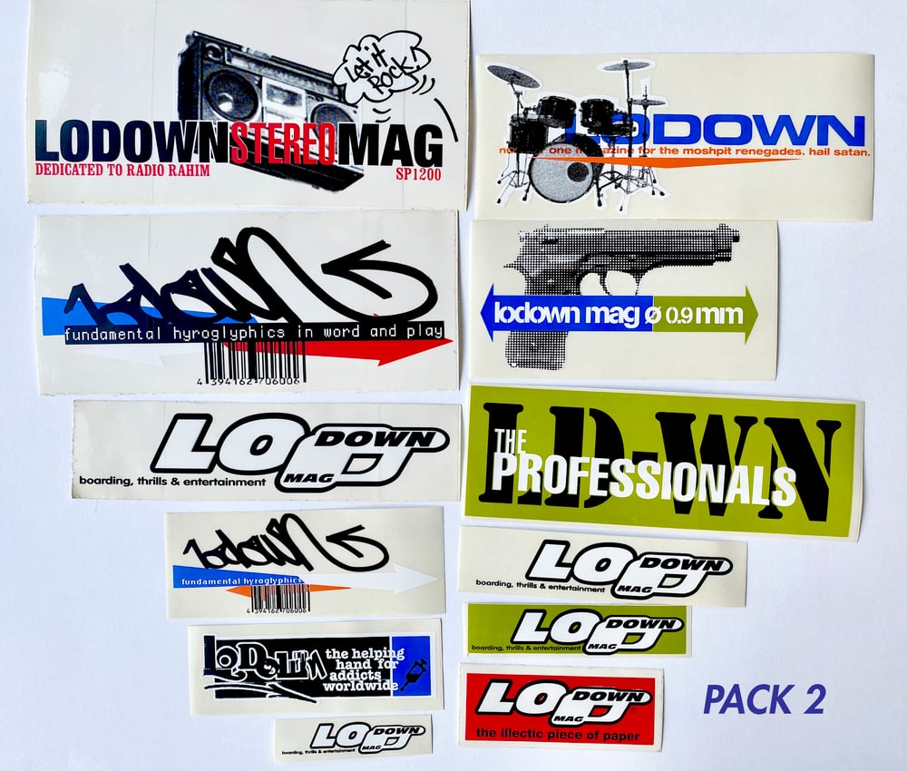 Vintage Stickerpack Lodown