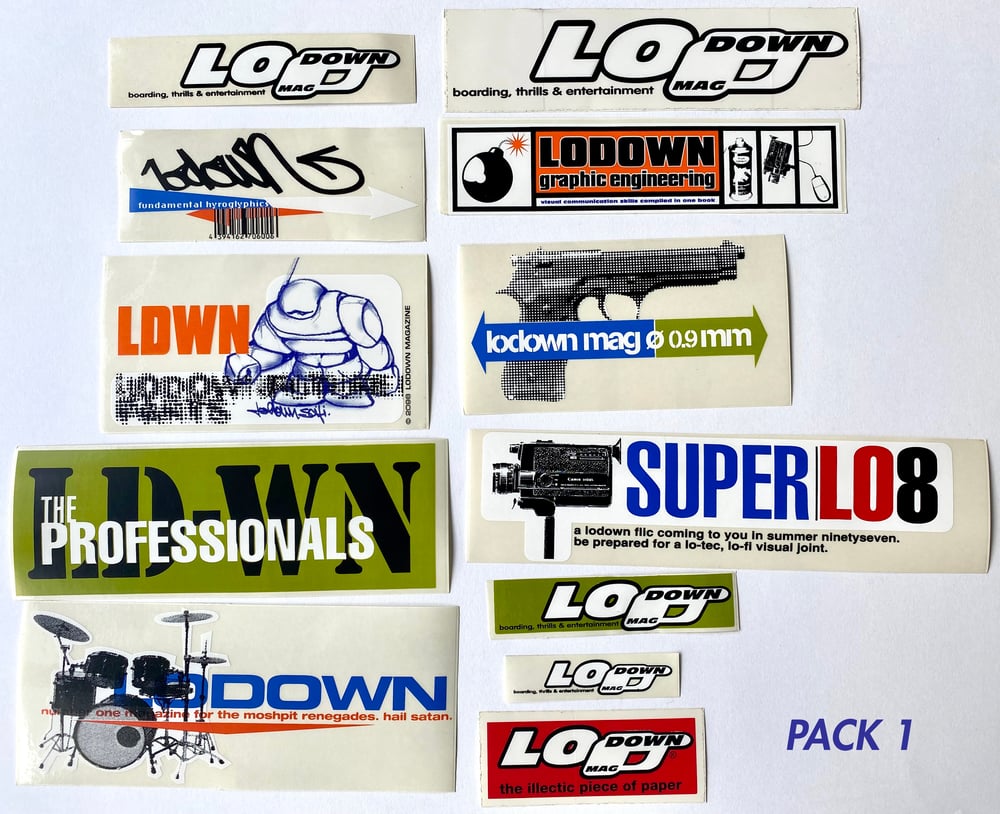 Vintage Stickerpack Lodown