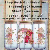 Casper & Wendy Spring Floral Double Sided Uv Dtf Wrap W0975