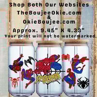 Spiderman Double Sided Uv Dtf Wrap W0877