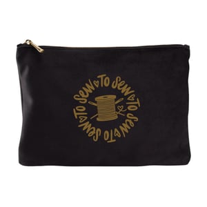 Image of "To Sew" Patch Collecting Pouch VELVET