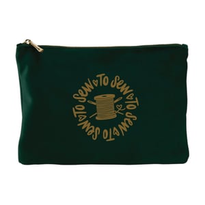 Image of "To Sew" Patch Collecting Pouch VELVET