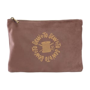 Image of "To Sew" Patch Collecting Pouch VELVET