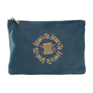 Image of "To Sew" Patch Collecting Pouch VELVET