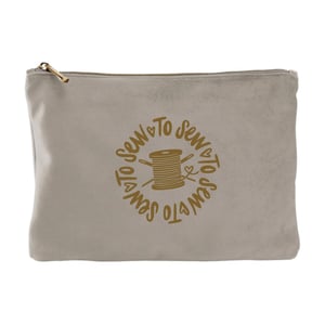 Image of "To Sew" Patch Collecting Pouch VELVET