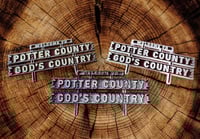 POTTER COUNTY SIGN PINS
