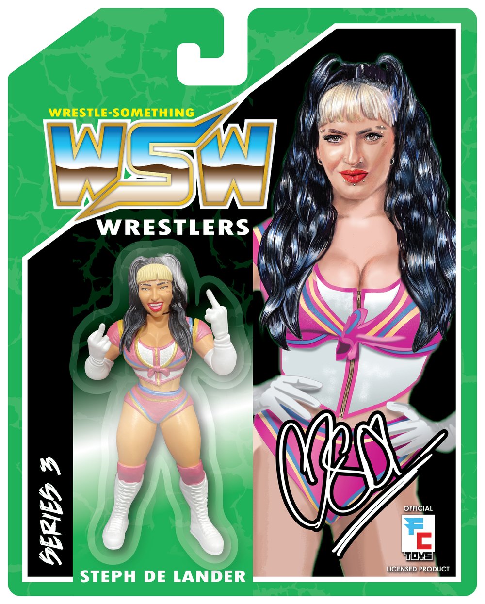 **PREORDER** STEPH DE LANDER WRESTLE-SOMETHING WRESTLERS SERIES 3 BY FC TOYS