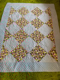 Image 4 of 019 - Medium - Blue Faux Squares