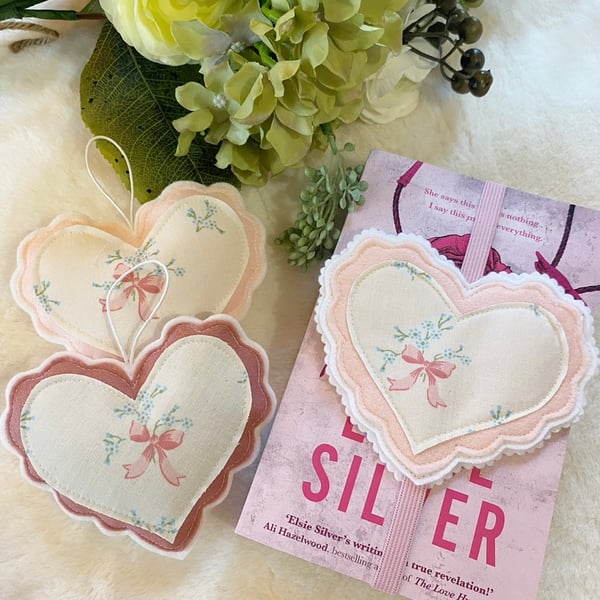 Image of Matching bookband and hearts