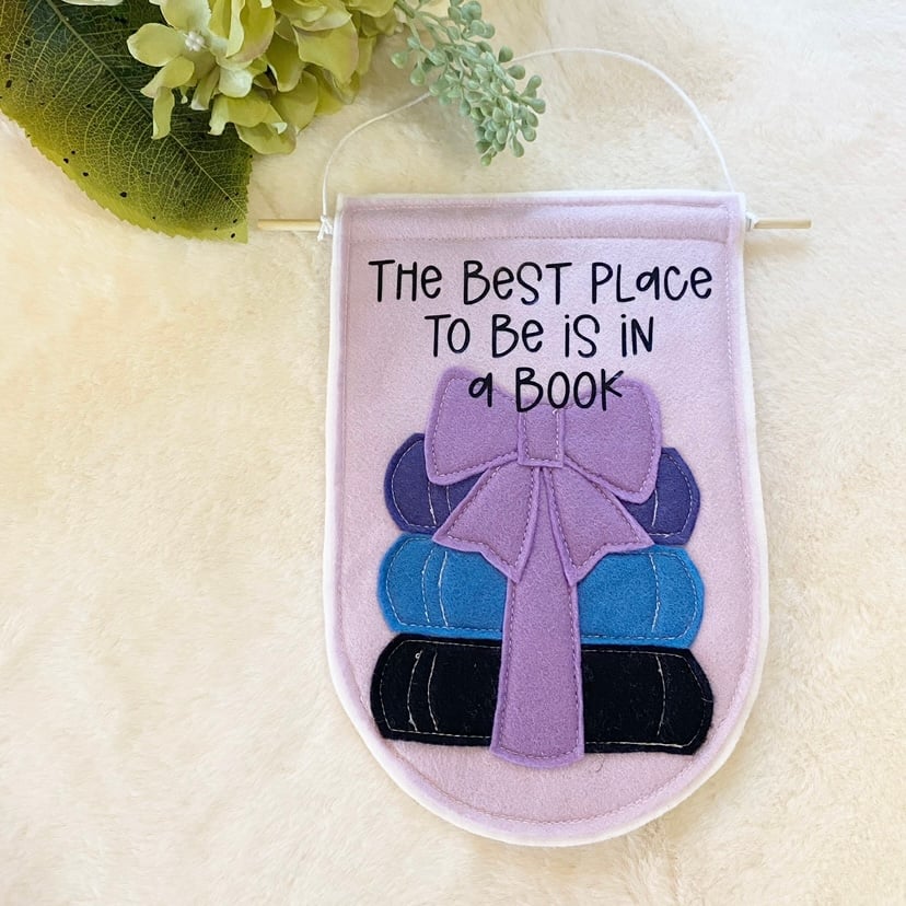 Image of ‘The Best Place to be is in a Book’ Banner